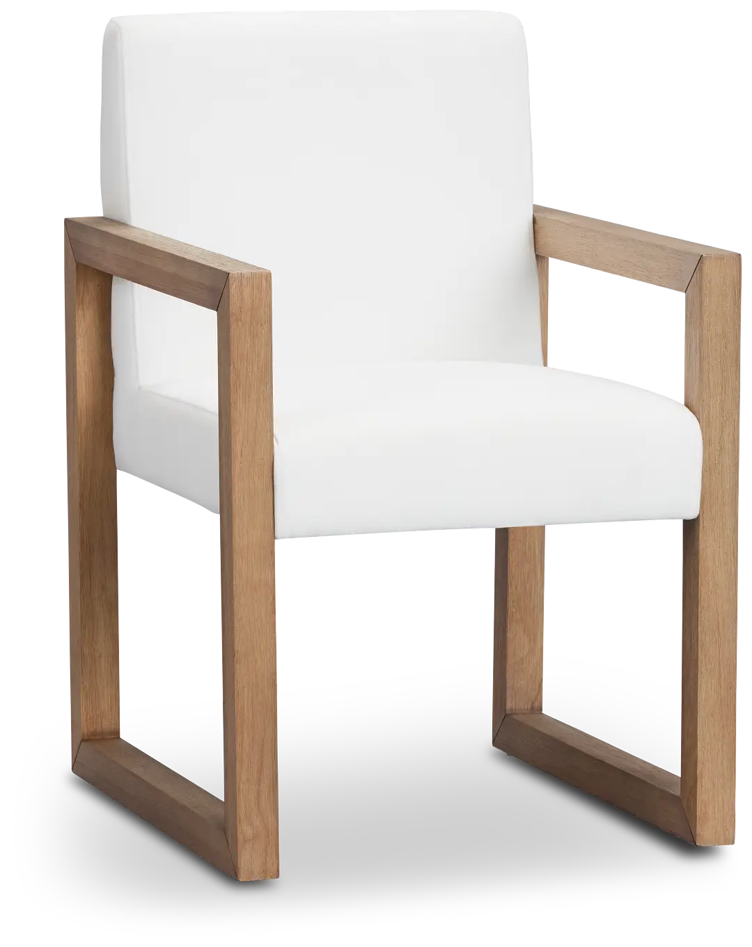 Haven White Upholstered Arm Chair Haven White Upholstered Arm Chair