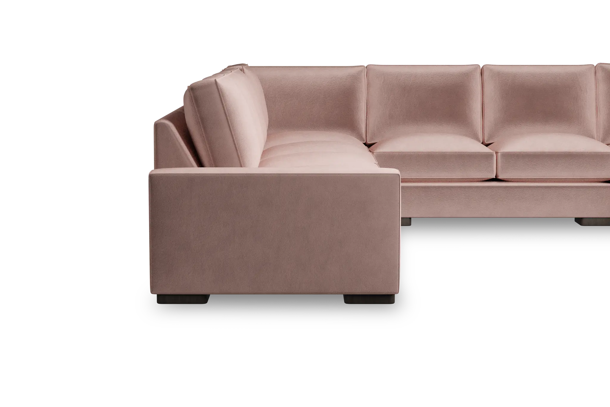 Edgewater Joya Light Pink Large Right Chaise Sectional Edgewater Joya Light Pink Large Right Chaise Sectional