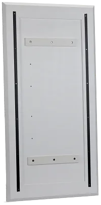 Surge White Floor Mirror
