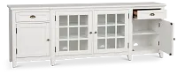 Heron Cove White 90" Tv Stand
