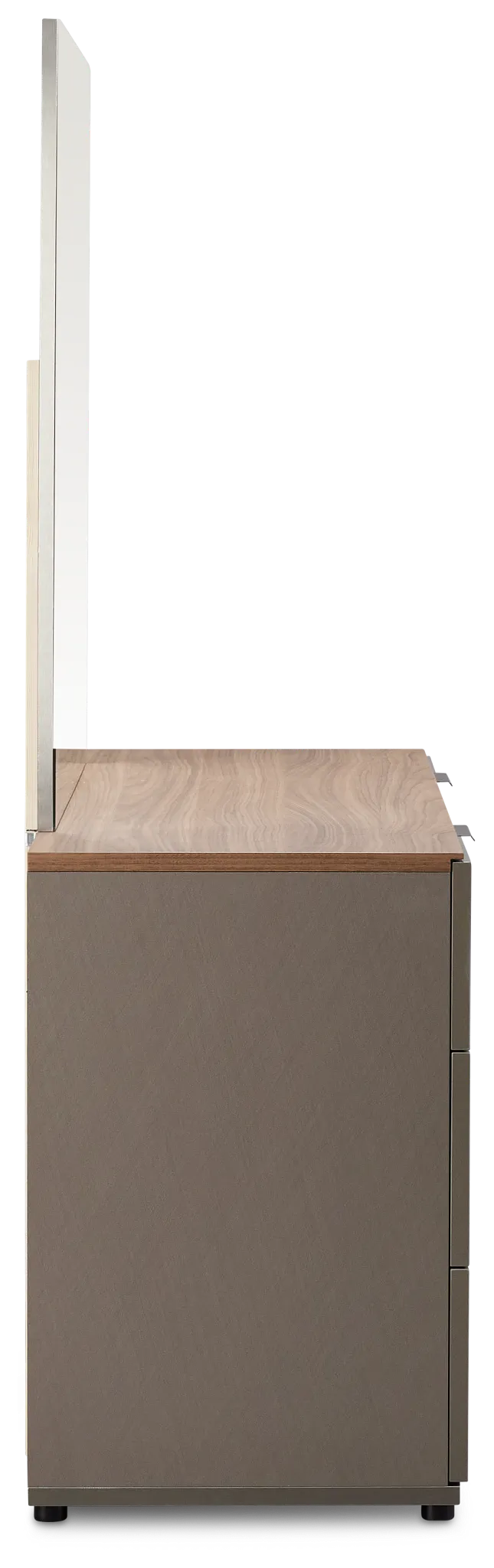 Palermo Two-tone Dresser & Mirror