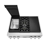 Sks 360 Series Stainless Steel 36" Gas Cook Top