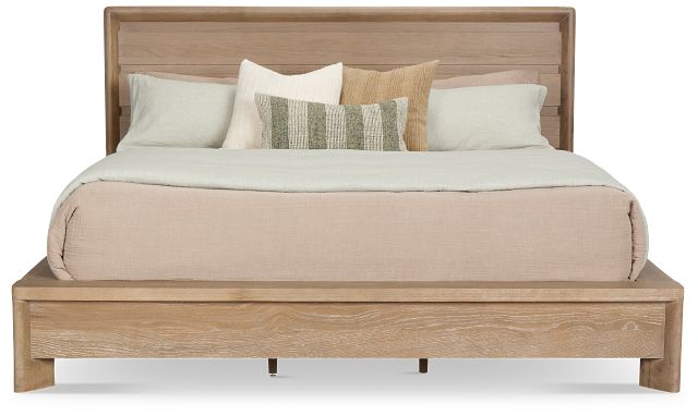 Alton Light Tone Platform Bed