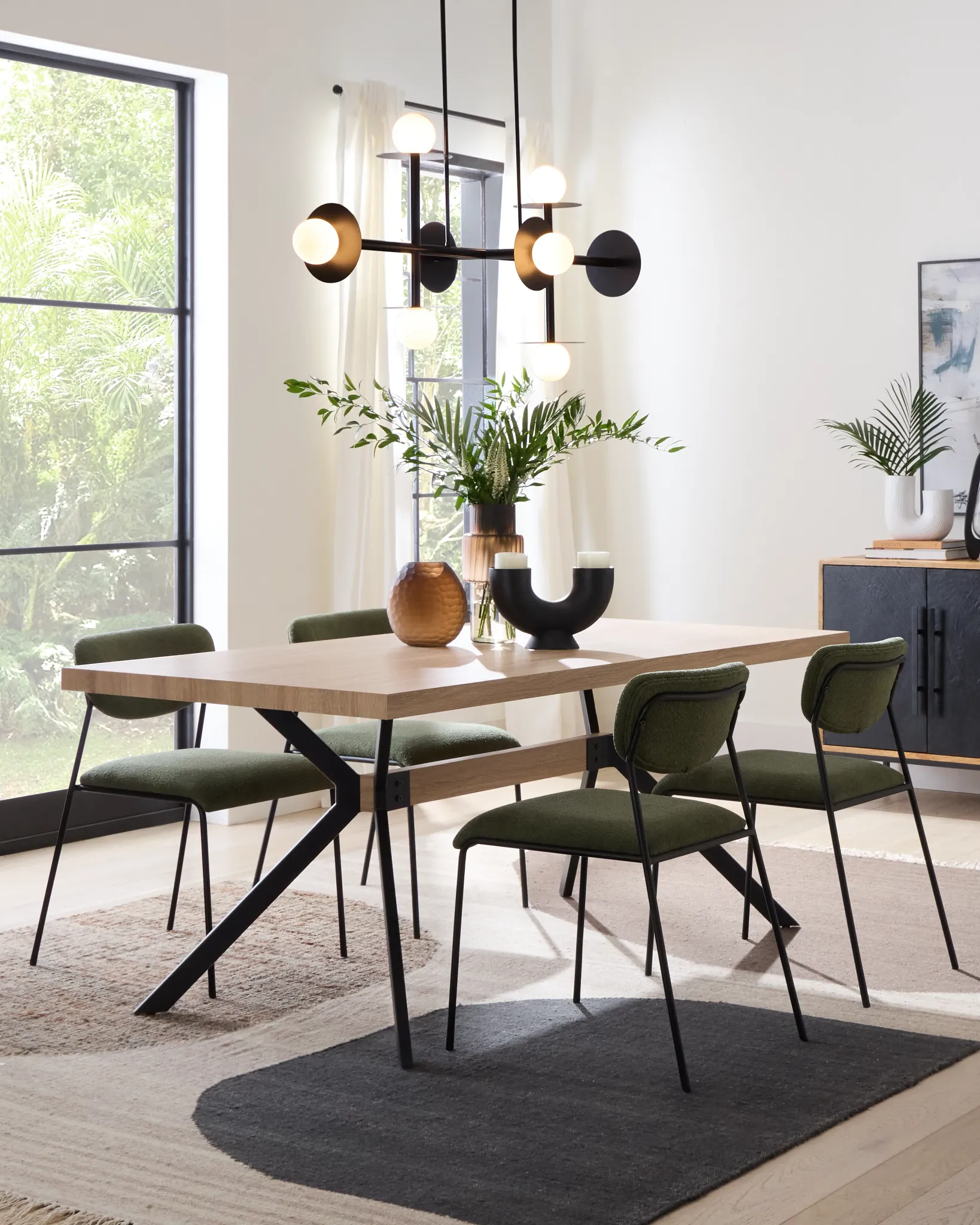 Lynden Light Tone Rectangular Table