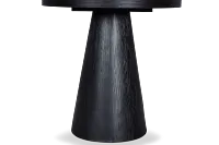 Alden Black Round End Table