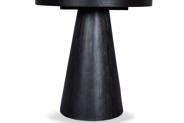 Alden Black Round End Table