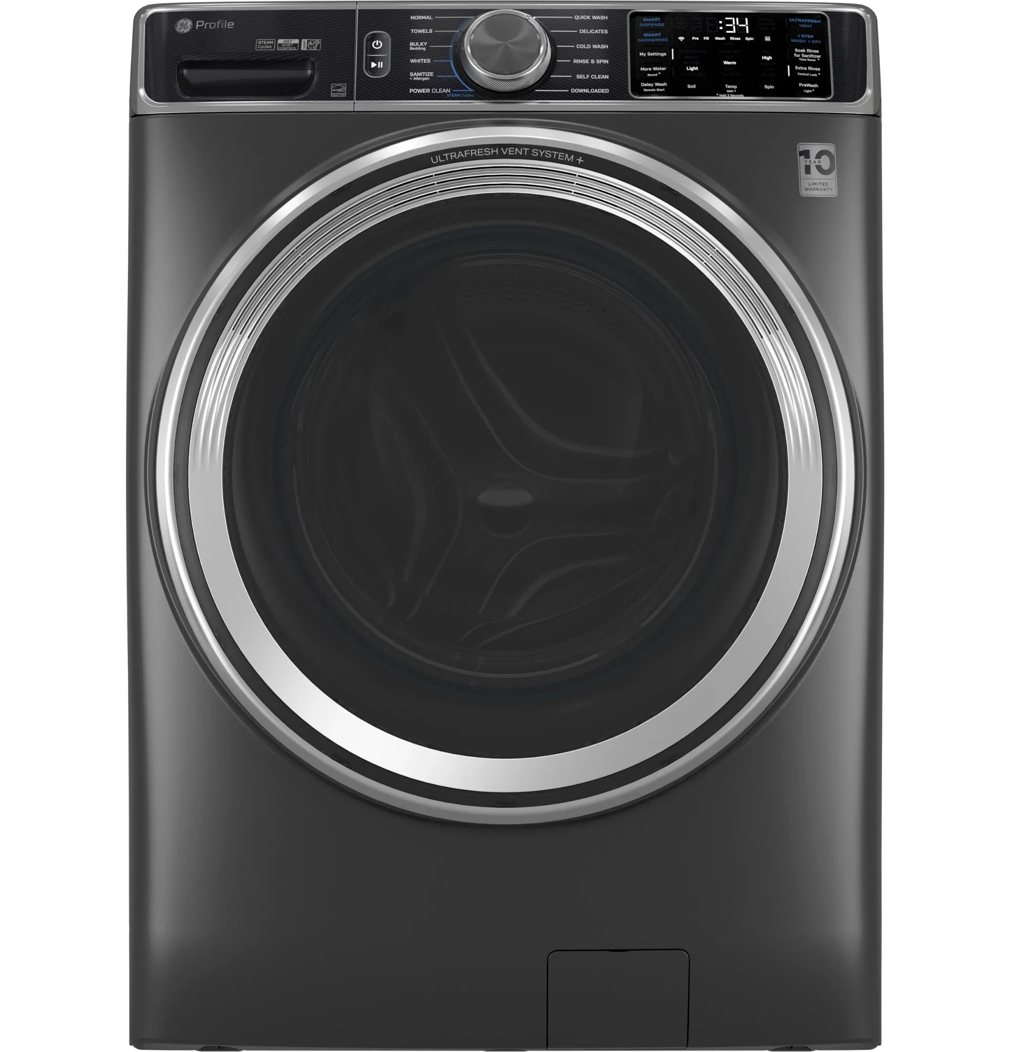 Ge Profile 955 Series Gray Front Load Washer