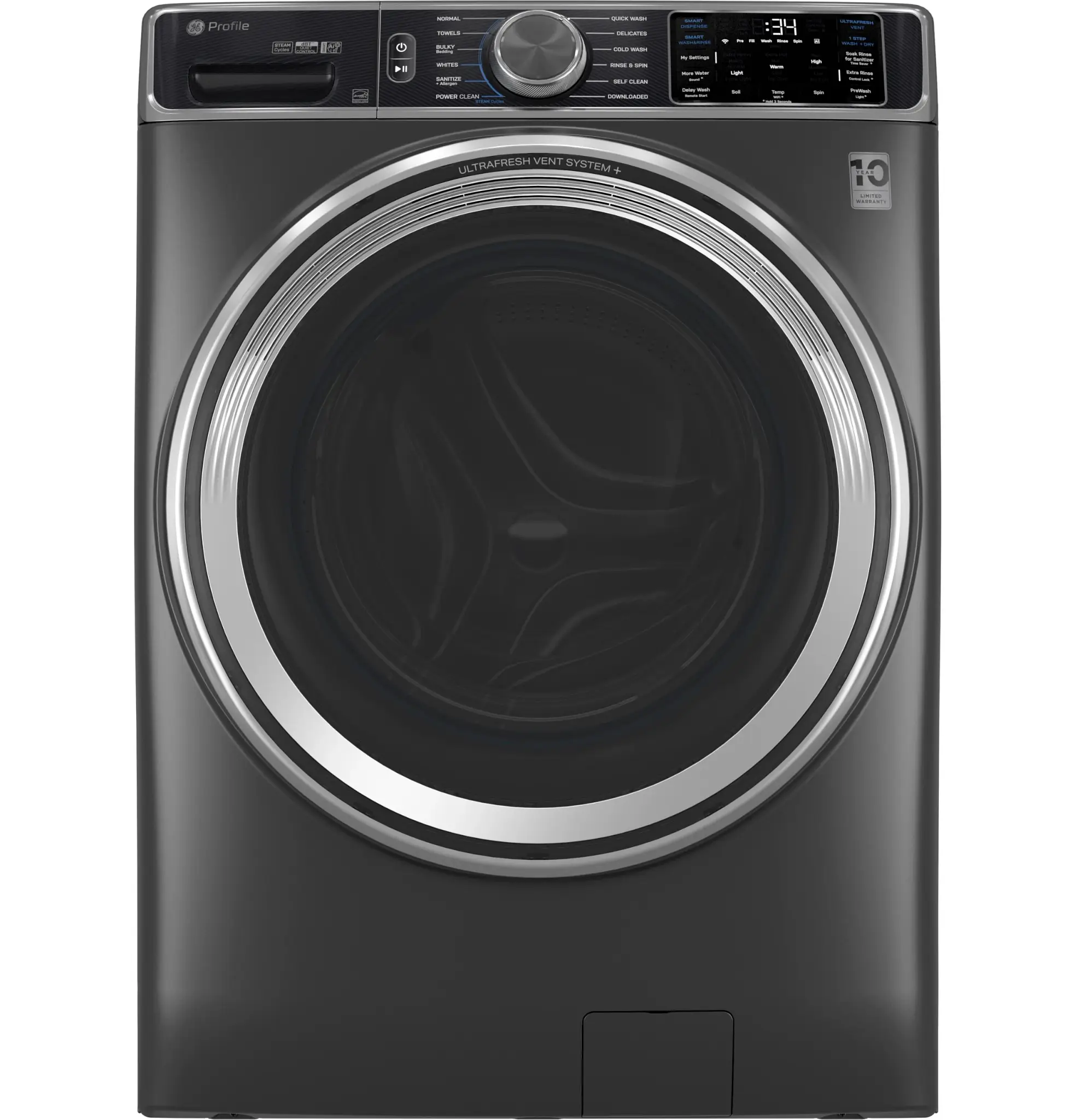 Ge Profile 955 Series Gray Front Load Washer Ge Profile 955 Series Gray Front Load Washer