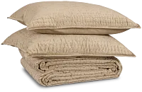 Barin Light Brown Coverlet Set