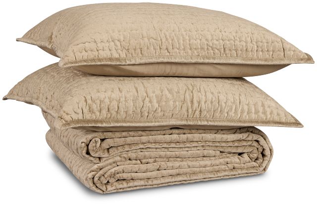 Barin Light Brown Coverlet Set