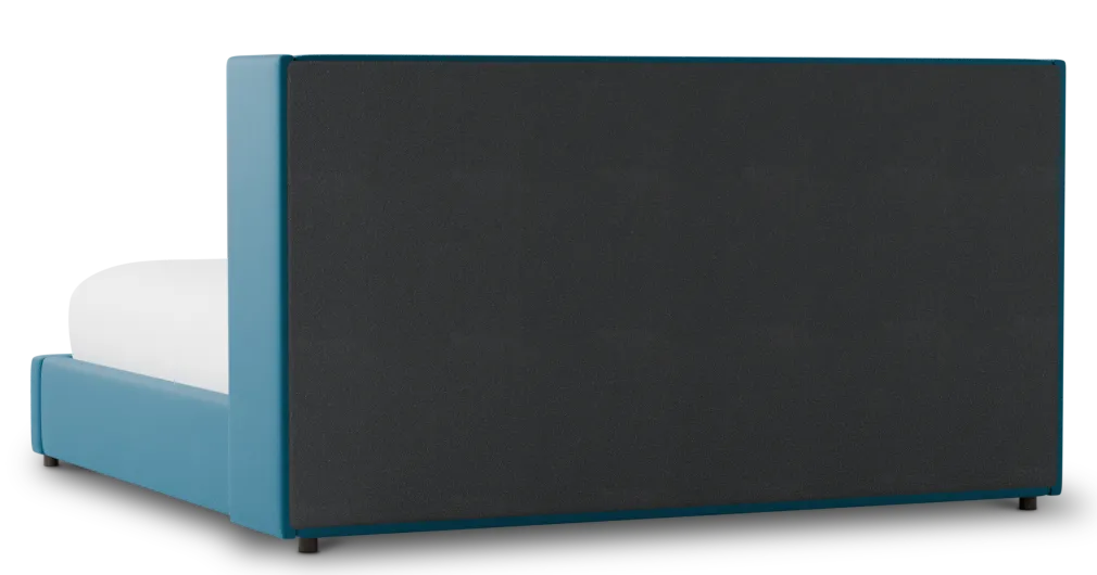 Captiva Joya Teal 48" Upholstered Shelter Bed