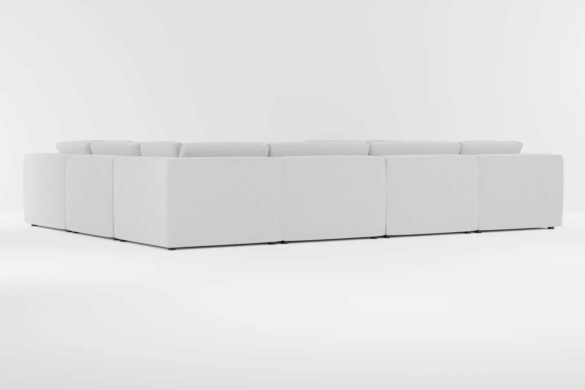 Destin Delray Light Gray Fabric 8-piece Modular Sectional Destin Delray Light Gray Fabric 8-piece Modular Sectional