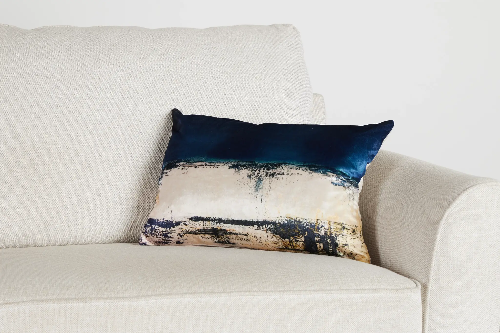 Lily Blue Lumbar Accent Pillow Lily Blue Lumbar Accent Pillow