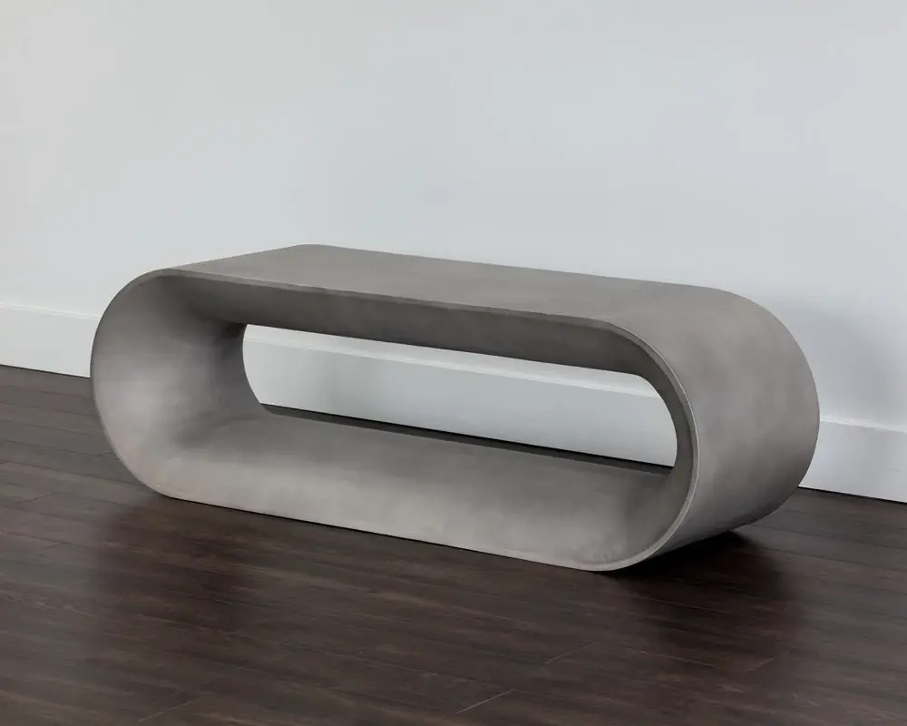 Pierce Gray Oval Bench Pierce Gray Oval Bench