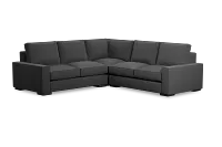 Edgewater Delray Dark Gray Small Two-arm Sectional