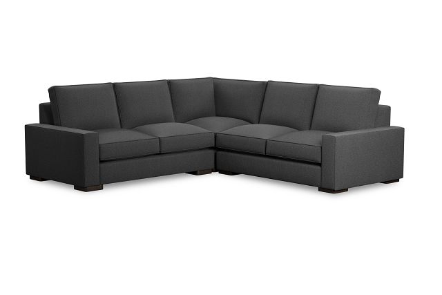 Edgewater Delray Dark Gray Small Two-arm Sectional