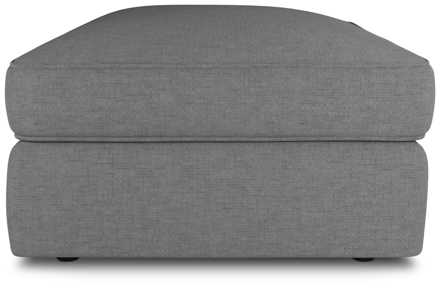 Siesta Suave Gray Fabric Ottoman