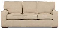 Sinclair Brown Fabric Sofa
