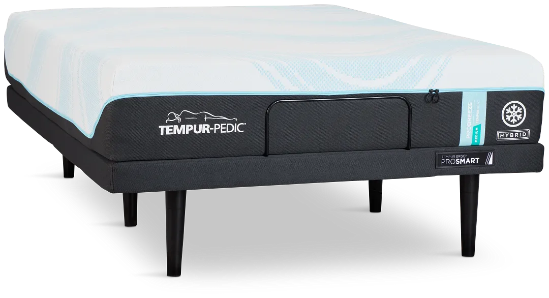 Tempur-pedic Tempur-probreeze Medium Ergo Prosmart Adjustable Mattress Set