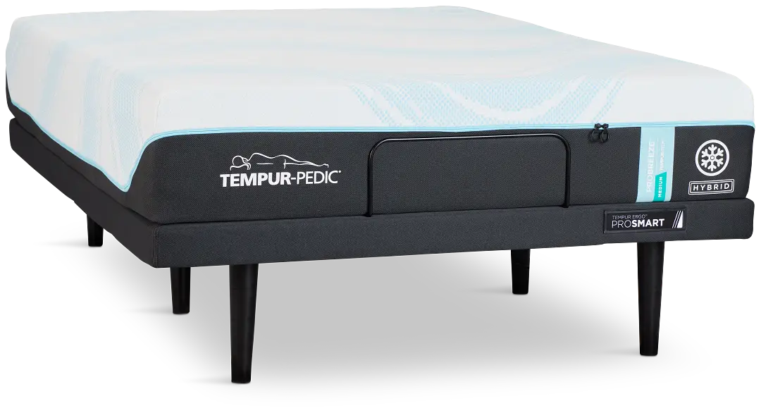 Tempur-pedic Tempur-probreeze Medium Ergo Prosmart Adjustable Mattress Set Tempur-pedic Tempur-probreeze Medium Ergo Prosmart Adjustable Mattress Set