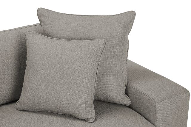 Mckenzie Light Gray Fabric Left Chaise Sectional