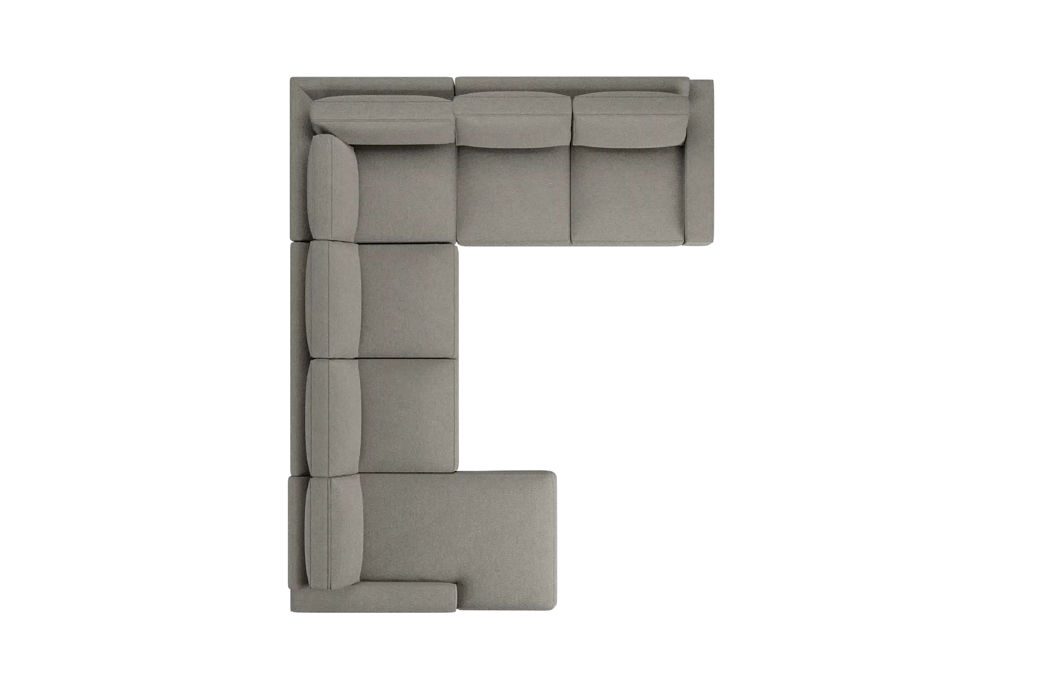 Edgewater Maguire Pewter Medium Left Chaise Sectional Edgewater Maguire Pewter Medium Left Chaise Sectional