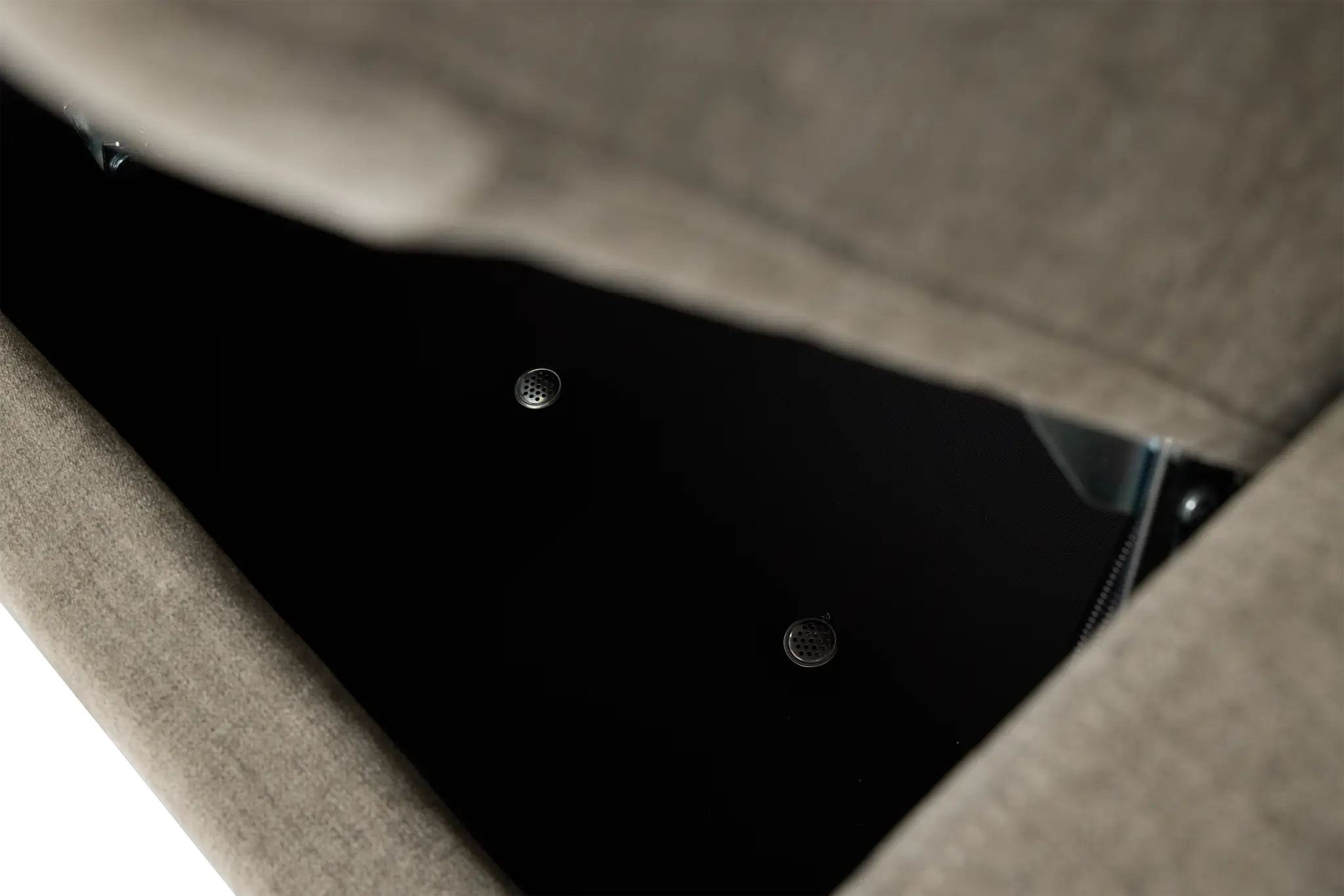 Addie Gray Fabric Left Chaise Storage Sectional Addie Gray Fabric Left Chaise Storage Sectional