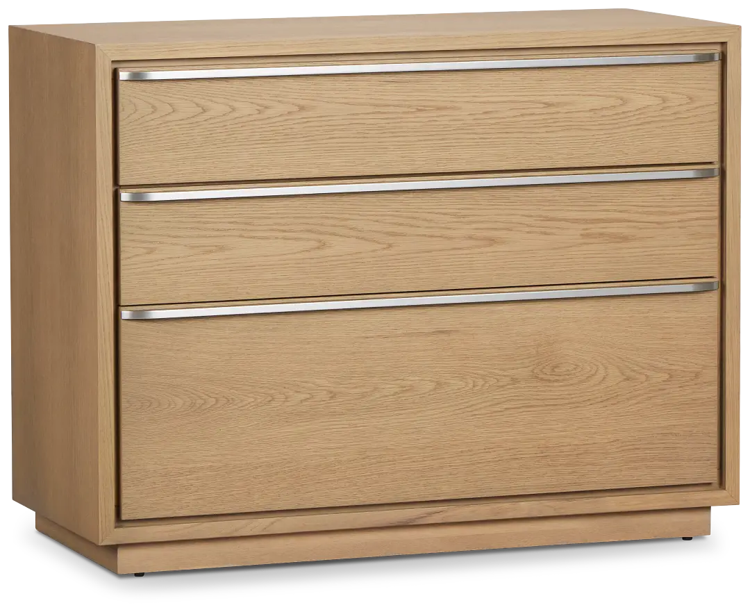 Haven Light Tone 3-drawer Nightstand Haven Light Tone 3-drawer Nightstand