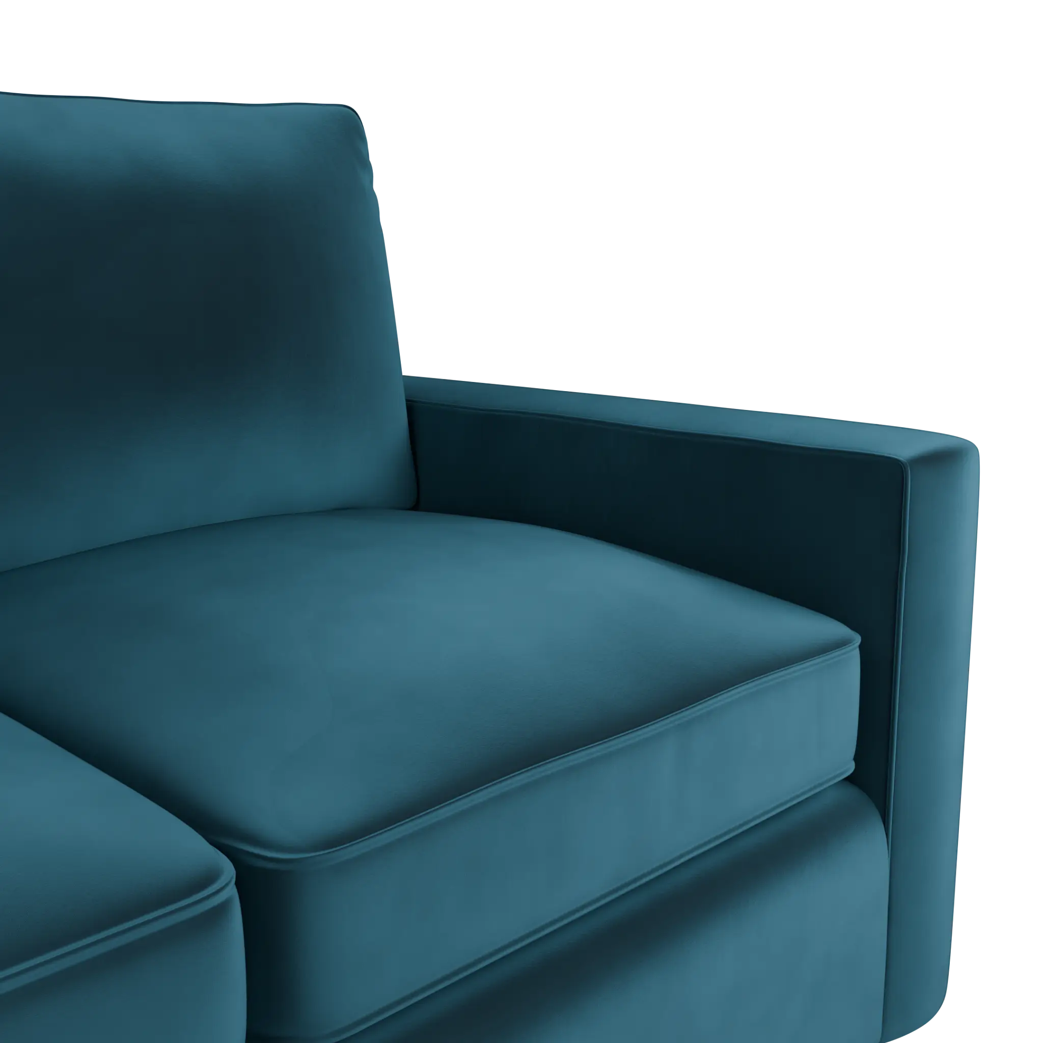 Siesta Joya Teal Fabric Memory Foam Sleeper Siesta Joya Teal Fabric Memory Foam Sleeper