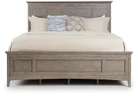Heron Cove Light Tone Panel Bed
