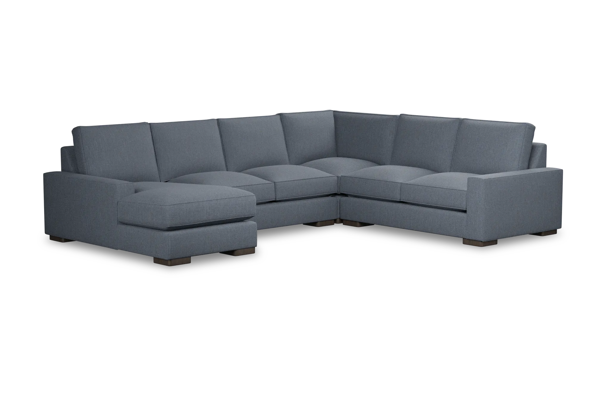 Edgewater Victory Dark Blue Medium Left Chaise Sectional