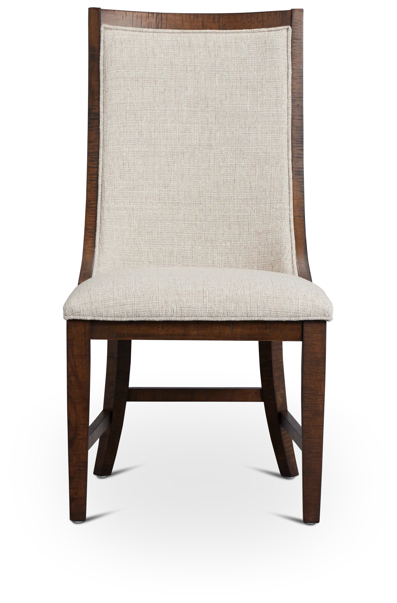 Heron Cove Mid Tone Curved Upholstered Side Chair