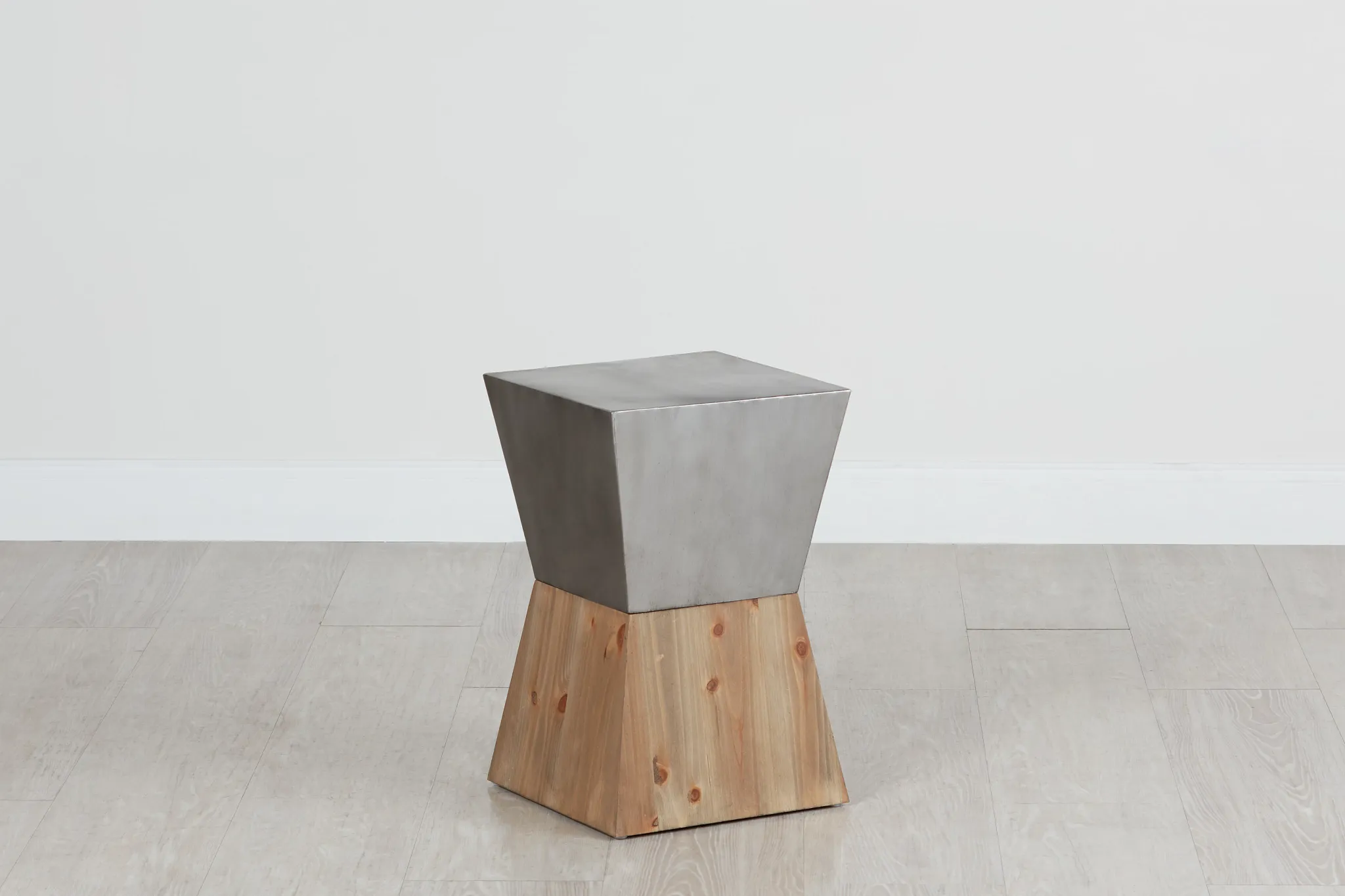 Brixton Two-tone Square Accent Table