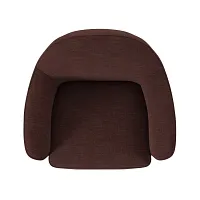 Four Hands Becky Brown Fabric Swivel Accent Chair