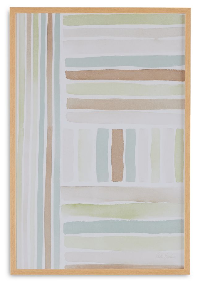 Paio Light Green Framed Wall Art