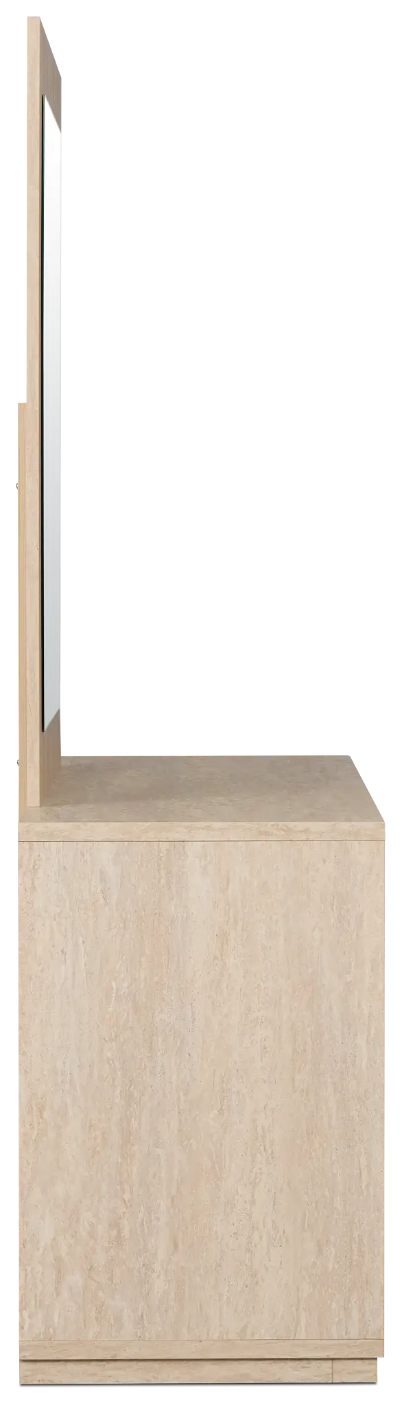 Malta Light Gray Dresser & Mirror Malta Light Gray Dresser & Mirror