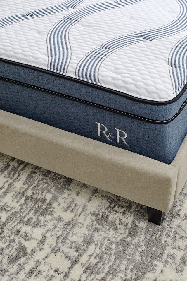 Lucy Light Gray Uph Platform Bed
