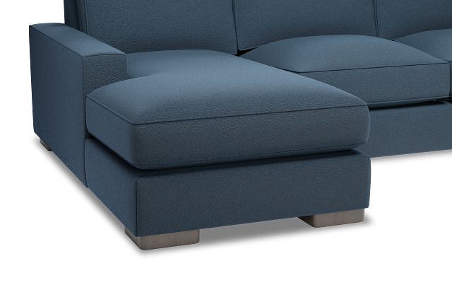 Edgewater Elite Blue Medium Left Chaise Sectional