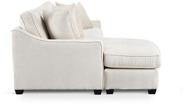 Bianca Light Beige Fabric Chaise Sectional