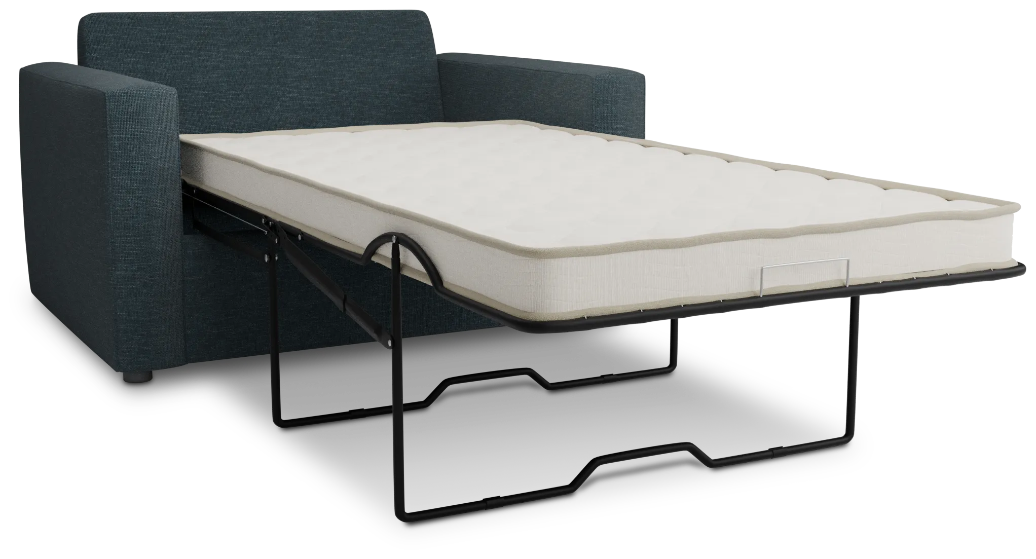 Siesta Elevation Dark Blue Fabric Innerspring Sleeper