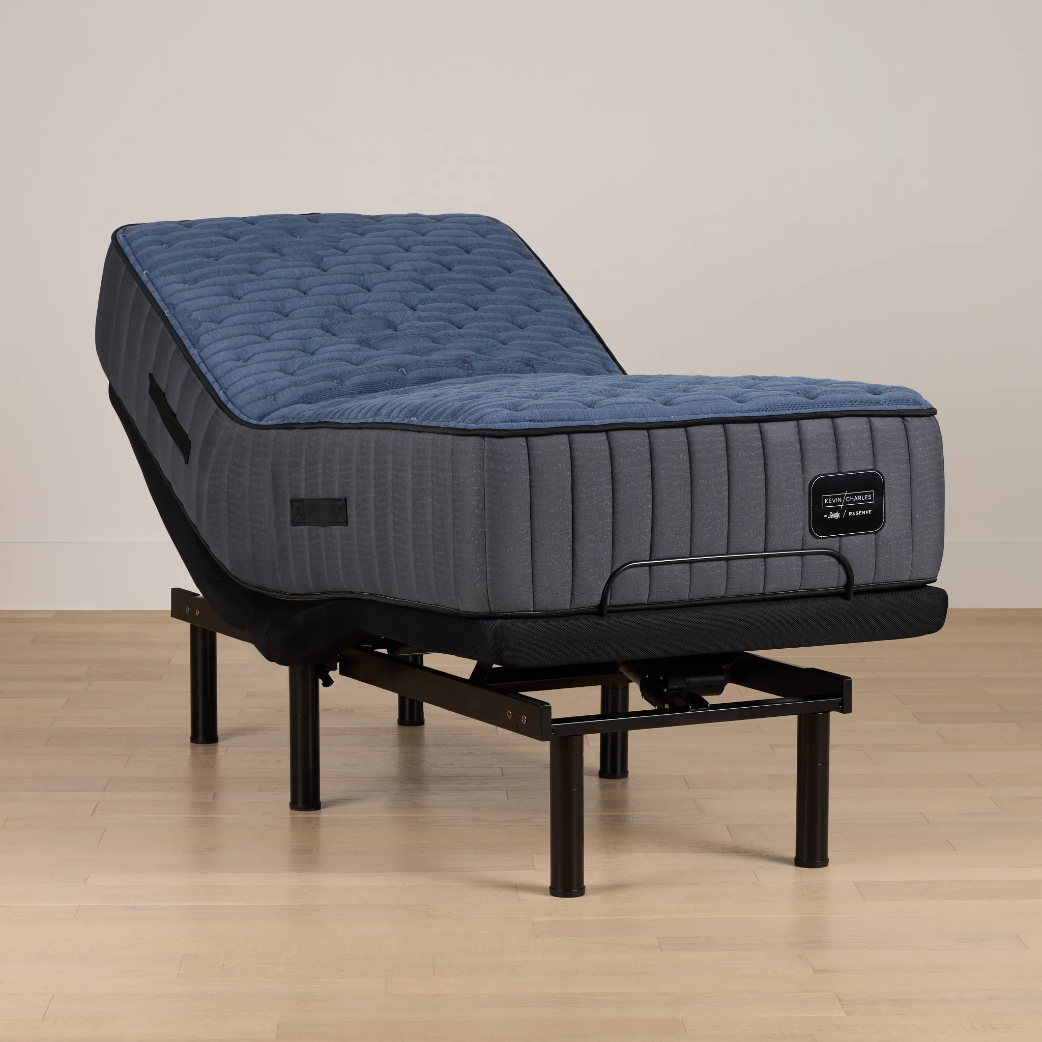 Kevin Charles By Sealy Reserve Lux Firm Elite Adjustable Mattress Set