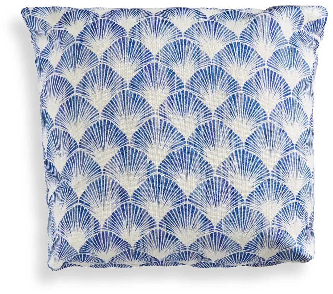 Shell Blue 18" Accent Pillow Shell Blue 18" Accent Pillow