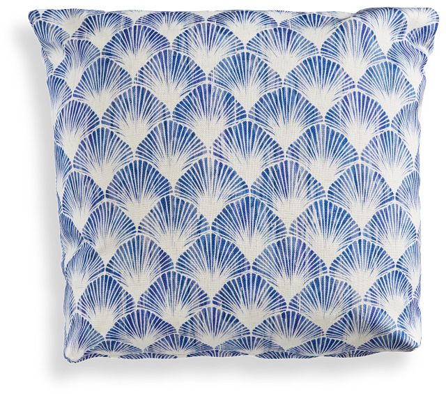 Shell Blue 18" Accent Pillow