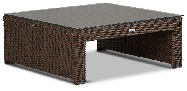 Southport Dark Brown Square Coffee Table (1)