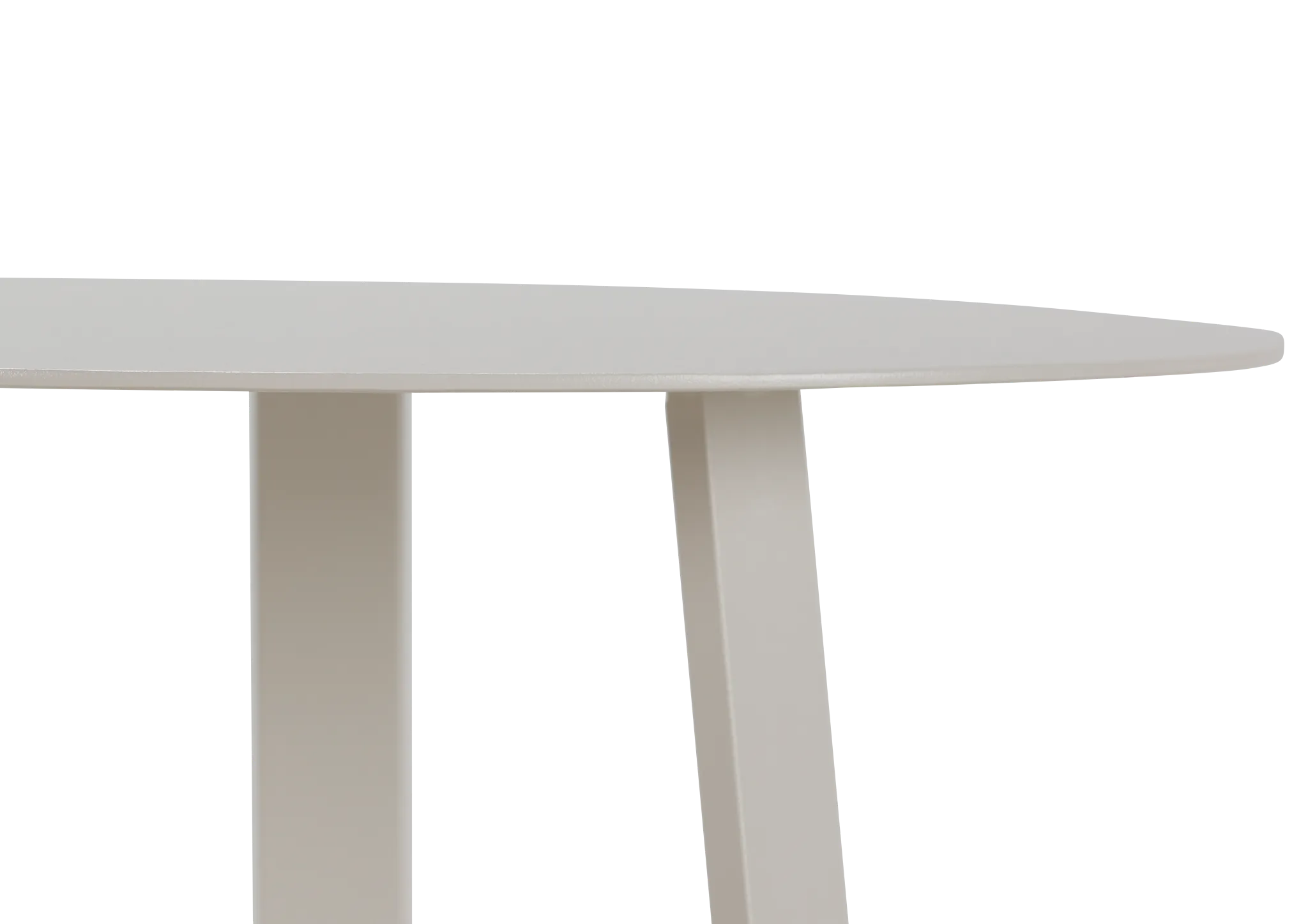 Ibiza White Round End Table
