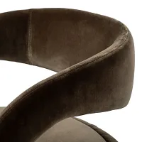 Four Hands Hawkins Brown Velvet Accent Chair