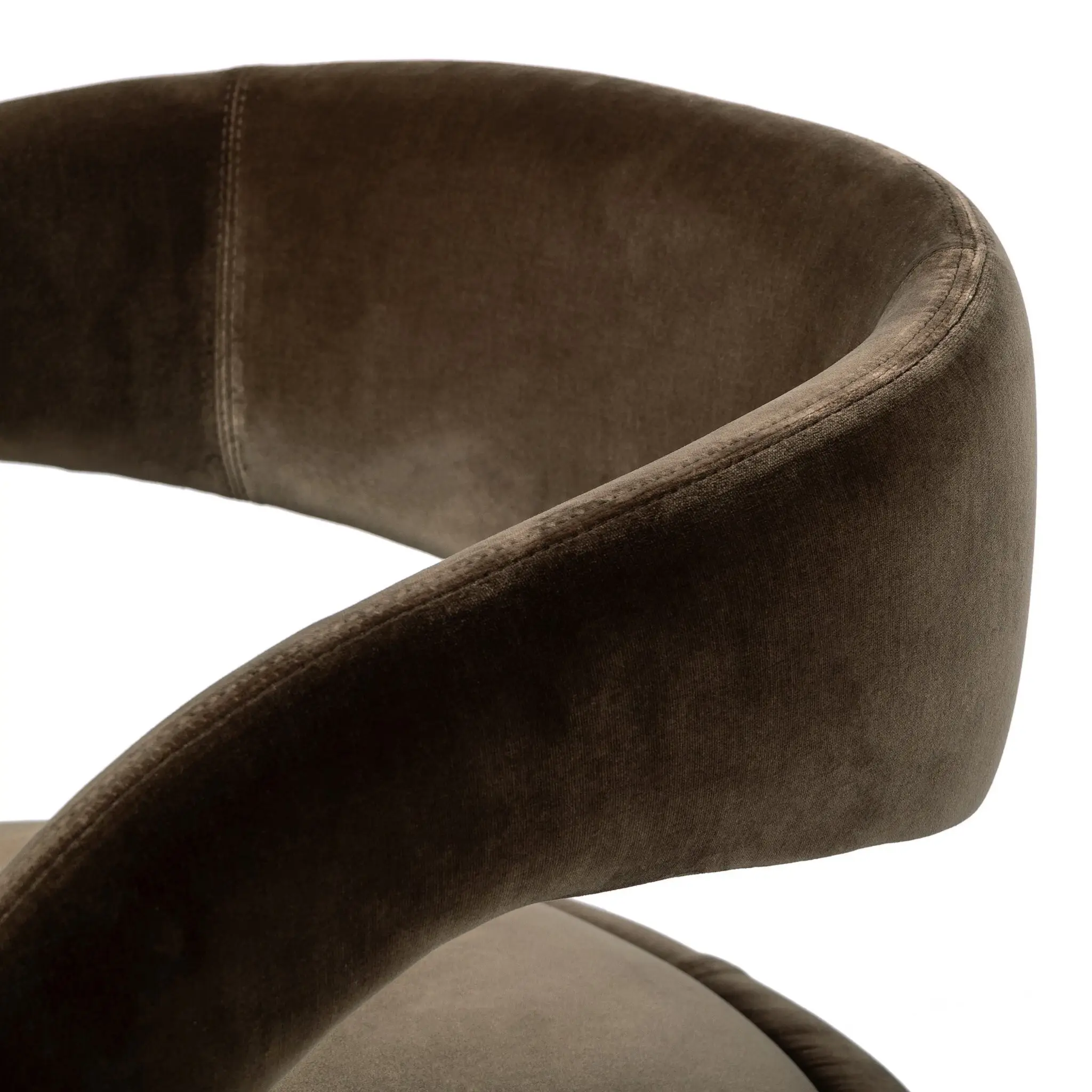 Four Hands Hawkins Brown Velvet Accent Chair Four Hands Hawkins Brown Velvet Accent Chair