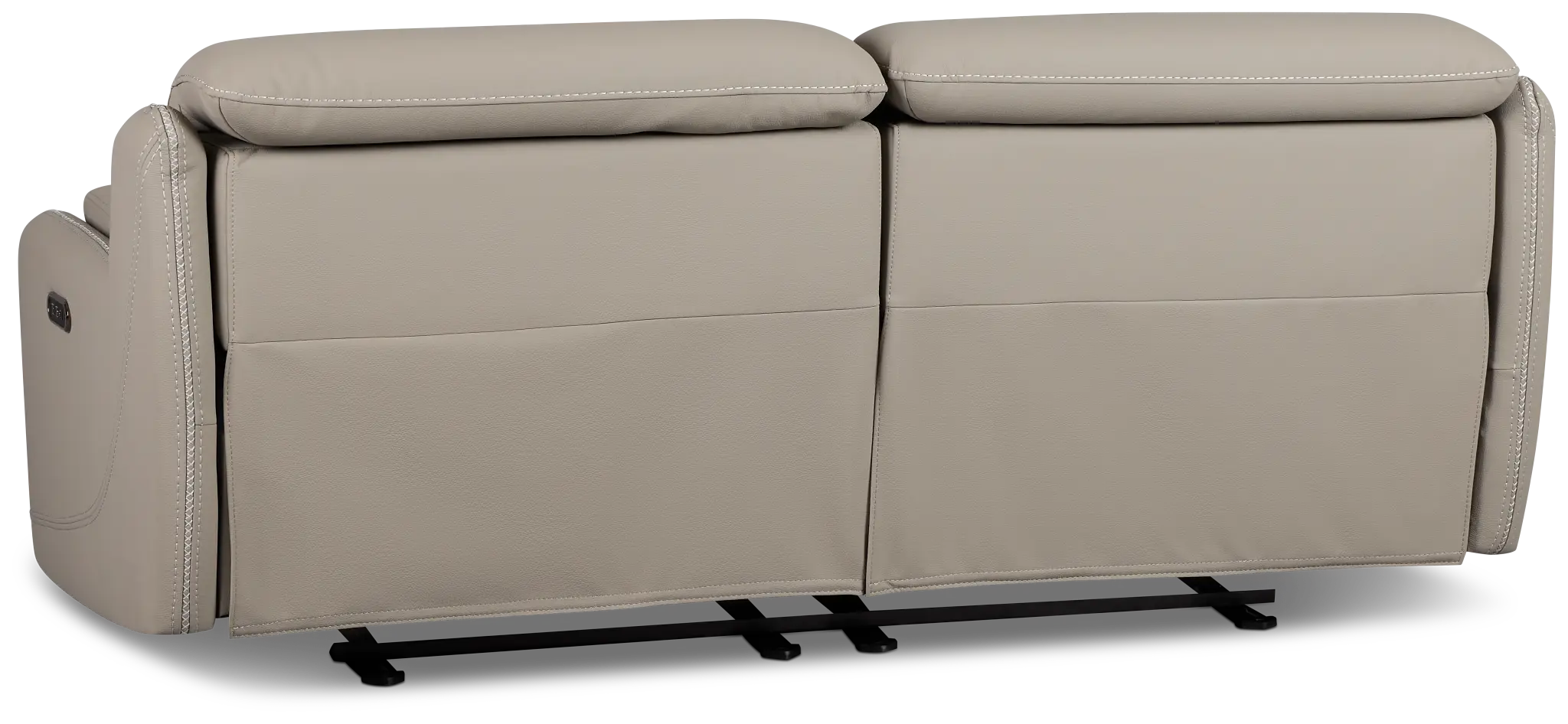 Jett Gray Micro Power Reclining Loveseat Jett Gray Micro Power Reclining Loveseat