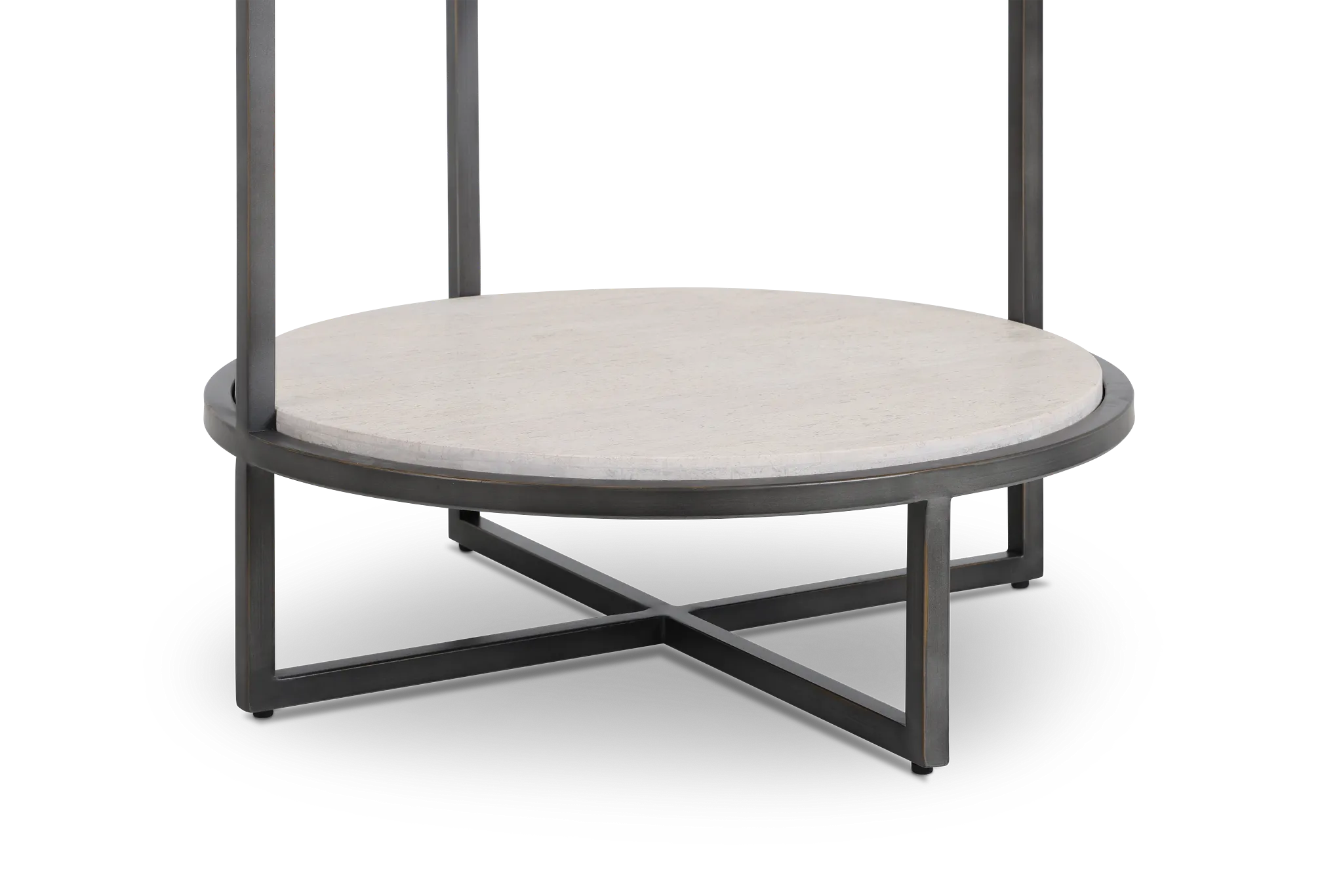 Harlow Glass Chairside Table