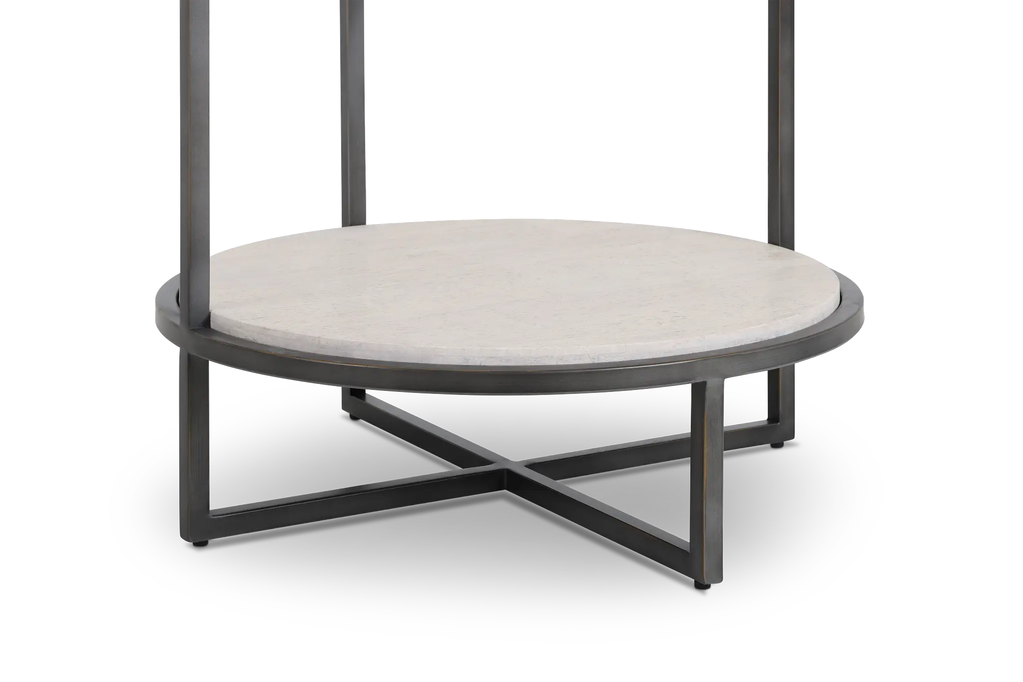 Harlow Glass Chairside Table Harlow Glass Chairside Table